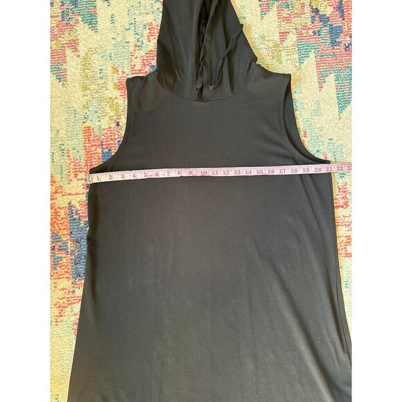 Eileen Fisher Cotton Jersey Hooded Dress - Picture 5 of 6